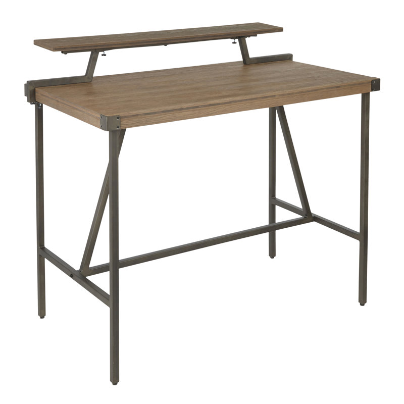 Bureau debout en bois massif Griggs, Antique