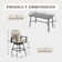 6 - Person Rectangular Outdoor Dining Set With Cushions