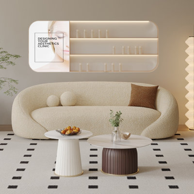 Modern and Simple Cream-style Off-white Sofa