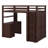 Jarrison Kids Twin Loft Bed with Drawers-1259550103
