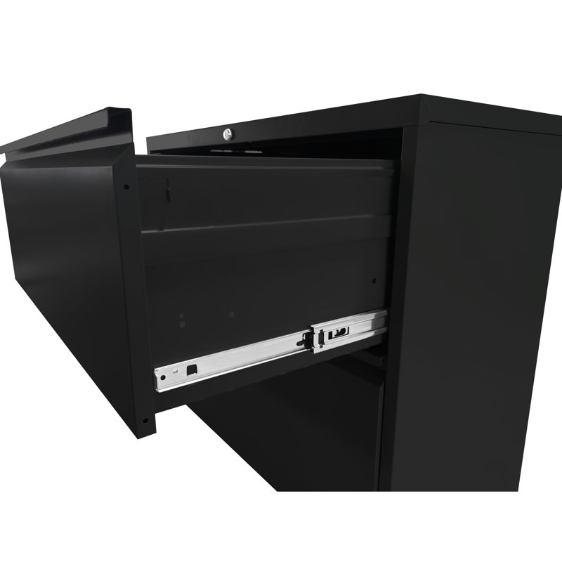 4 Lateral Filing Cabinet, Heavy-Duty Metal, Quiet Extension Slides, Space Office Solution Formaldehyde- Smart Interlock And Hardware, 30 Assembly For Home