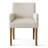 Kirjak 34" H Stain Resistant Linen Dining Armchair-1900402935