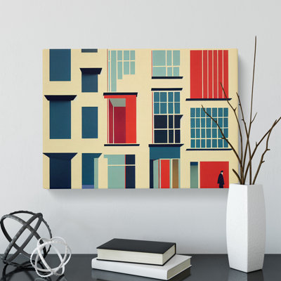 Bauhaus Architecture Vol.2 Abstract - Wrapped Canvas