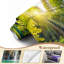 Murale auto-adhésive moderne pour la chambre à coucher Peel and Stick L 69 po x l 96 po avec imprimé cascade Forest Lake