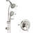Shower Spa With Drill- Stainless Steel Sliding Rod And Two 7-setting Heads Dual In Luxury Finish