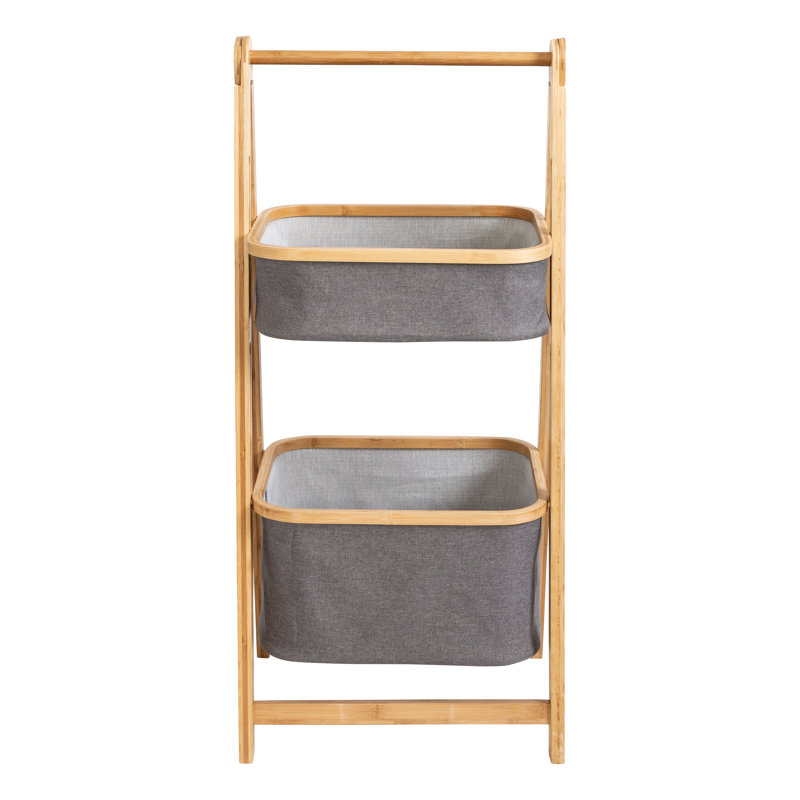14'' W Solid Wood Shelving Unit