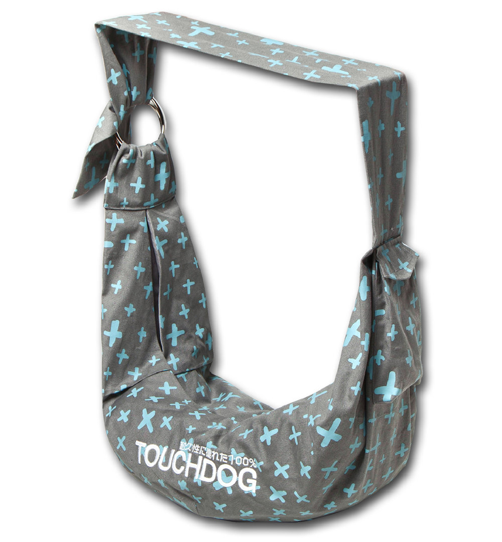 Touchdog 'Paw-Ease' Over-The-Shoulder Travel Sling Pet Carrier Touchdog 