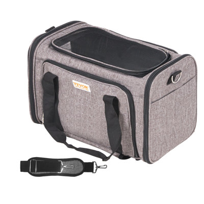 Pet Soft-Sided Crate with 4 Doors