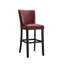 Tabouret de bar moderne en similicuir noir LUMera-530384753-530384756