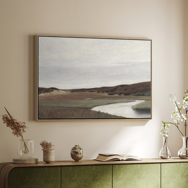«Vintage Landscape - CMLI» sur toile, H 27 po x l 47 po