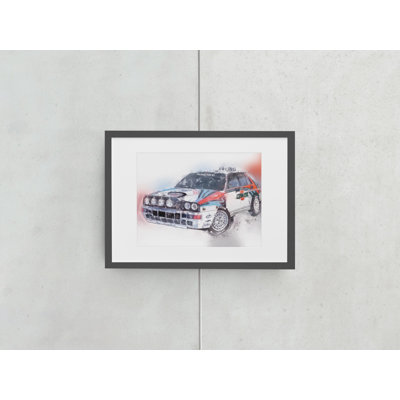 Rally Car - Single Picture Frame Print