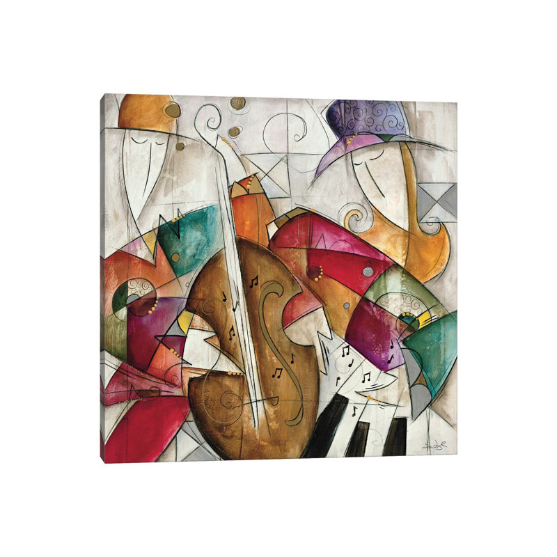 Jam Session II by Eric Waugh - Wrapped Canvas Print, 30.48 cm H x 30.48 cm W