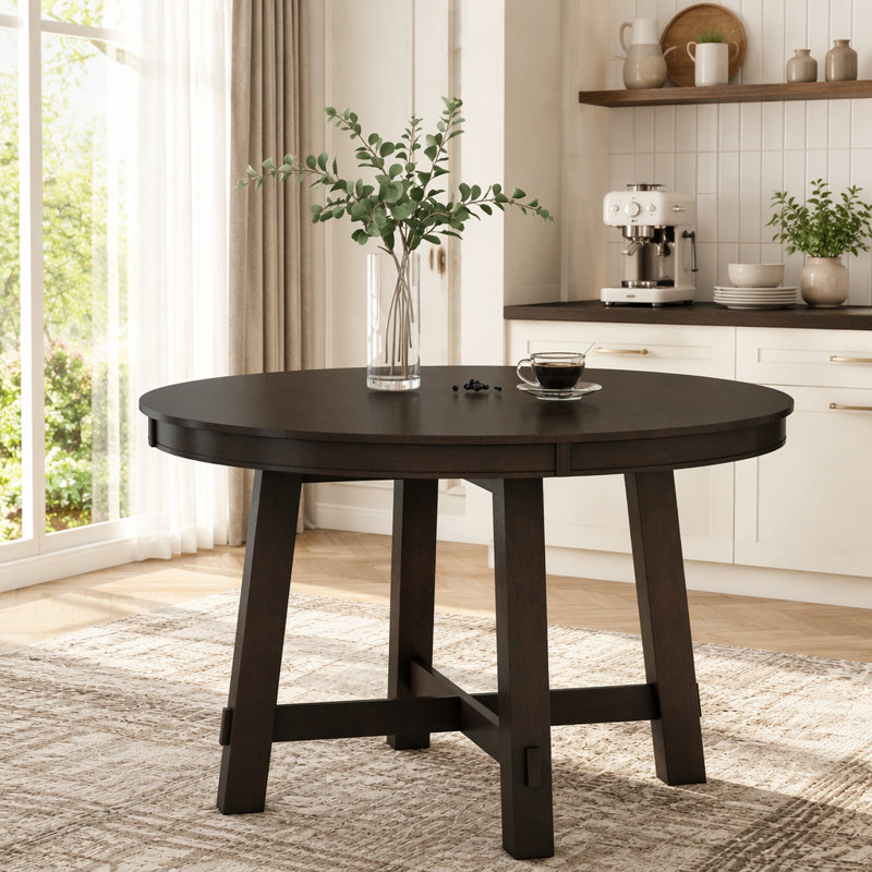 Table de salle à manger extensible Farmhouse, Espresso
