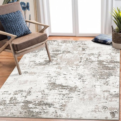 Tapis moderne abstrait pour salon, chambre à coucher et couloir