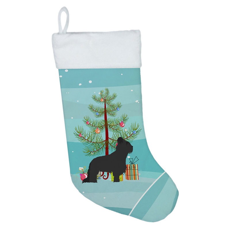 Chaussette de noël joyeux de noël, Briard