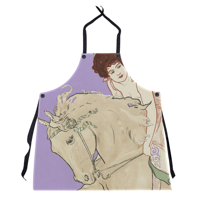 Bib Apron, Purple