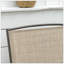 Banc oscillant d'extérieur avec table centrale, causeuse de patio à structure en métal avec tissu maillé respirant et accoudoirs pour la véranda de jardin-118043453