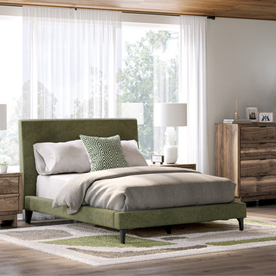 Cerda Upholstered Bed With Roll Slats