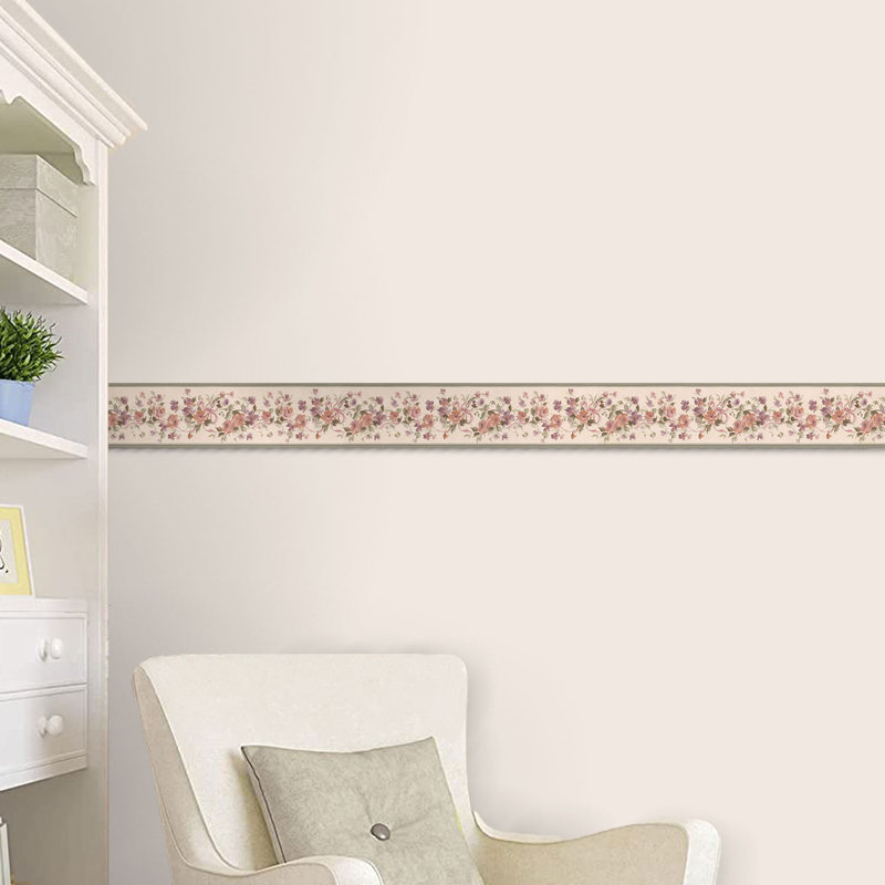 Bordure de papier peint L 15 pi x l 4,5 po Jaquavia