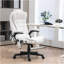 Chaise de bureau de massage vibrante à 6 points HOMcom-1391997034