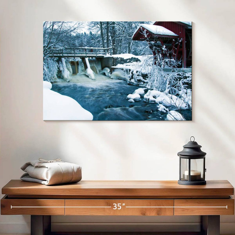 Alvord Winter River, H 16 po x l 24 po