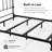 Stacie Metal Spindle Bed with Antique Gold Accents-512787268