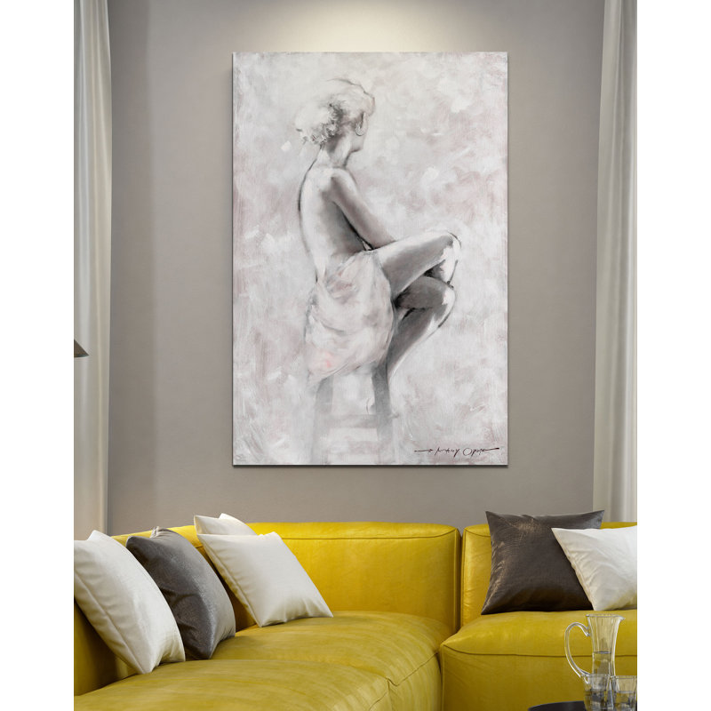 « mou rhapsody i », reproduction, H 36 po x l 24 po x P 1,5 po, Toile tendue