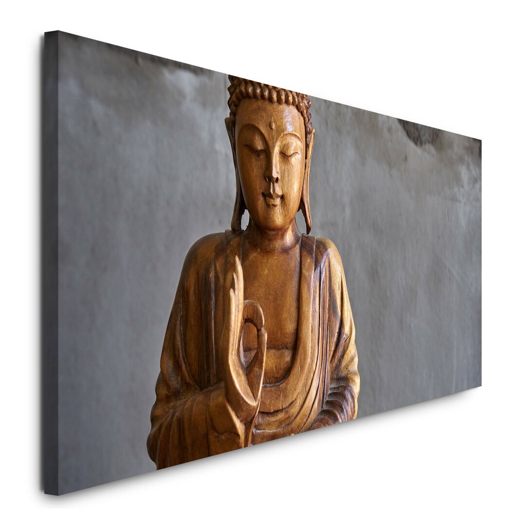 Leinwandbild Buddhafigur