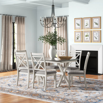 Maier Wood 7-Piece Dining Table Set