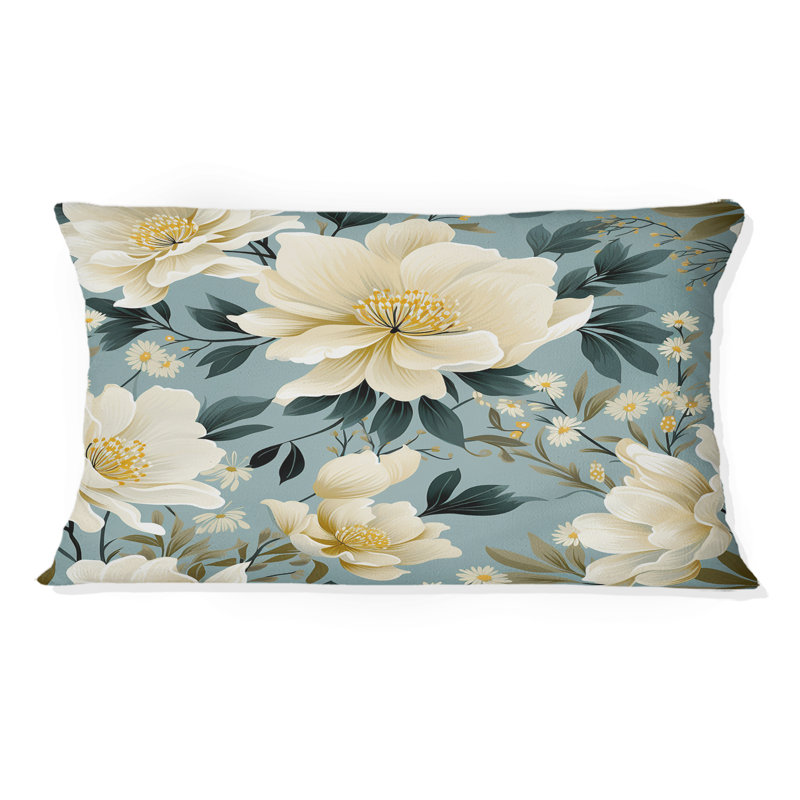 Floral Throw Pillow