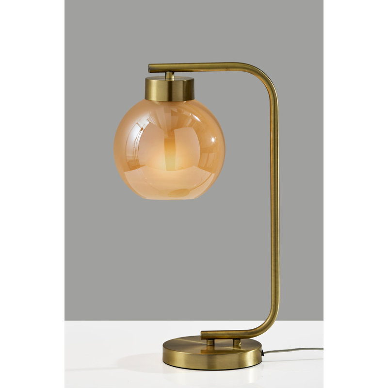 Atticus Table Lamp, Antique Brass, Gold