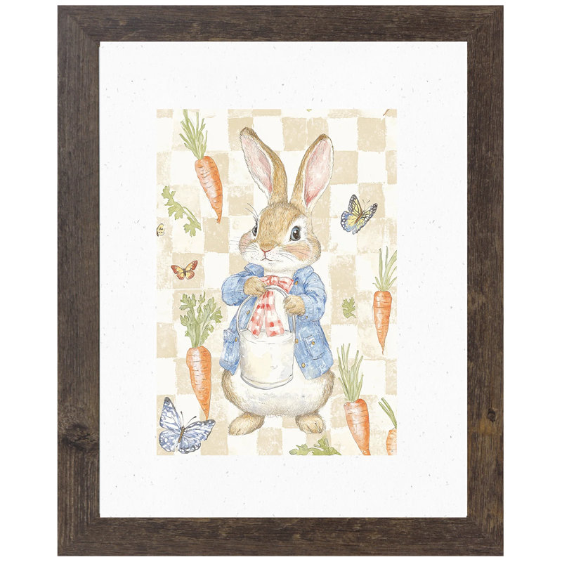 Plaque de lapin de Pâques Peter Cottontail