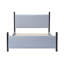 Structure de lit tapissier en bois d'hévéa massif Christopher P 38,4 po x H 48 po Christopher Knight Home-2102343085