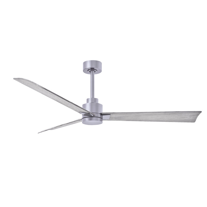 Alessandra 56'' Ceiling Fan, Barn Wood Tone, Brushed Nickel