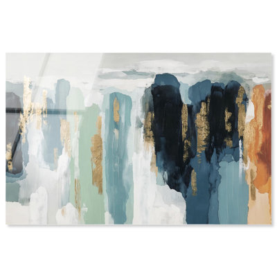 «Descent in Gold IV», reproduction d'art par Art Remedy