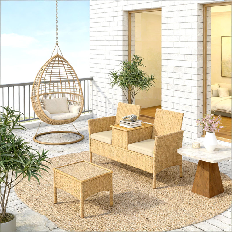 Patio Loveseat,Outdoor Patio Sofa