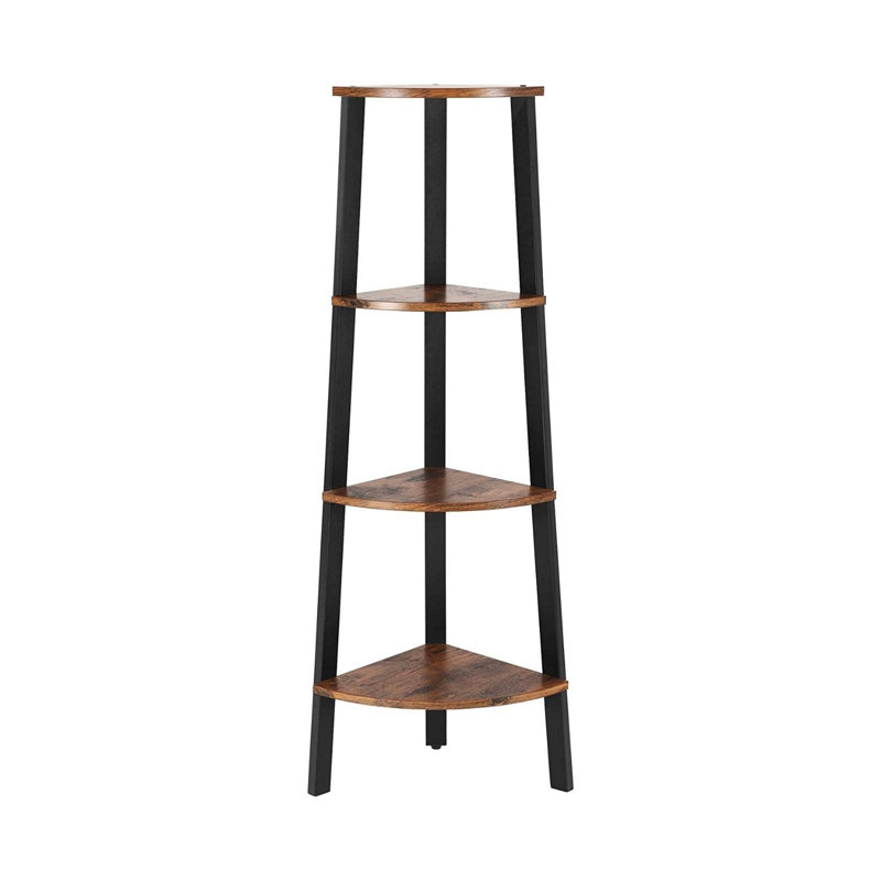125 cm H x 34 cm W Corner Bookcase, Vintage