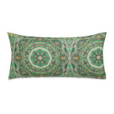 Feather Reversible Throw Pillow
