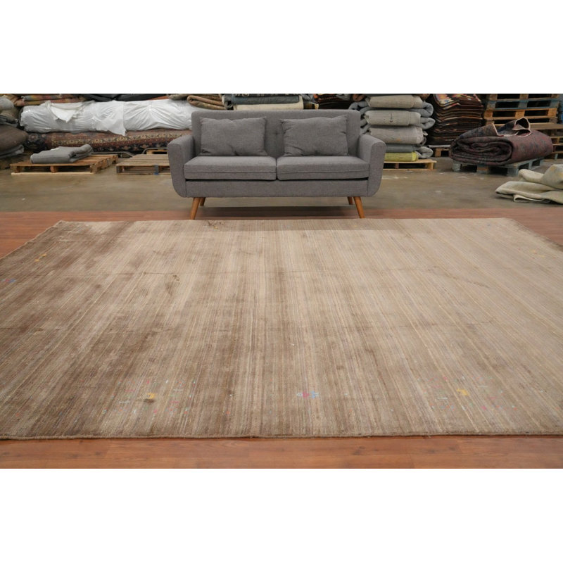 Tapis oriental fait à la main de style Gabbeh 9 x 12