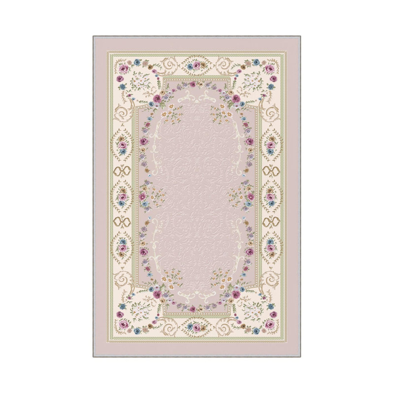 Luxurious Woven Area Rug, 100% Polyester, 23.6 x 39.4 inches | 650 g/m², 0.3 in Pile Height | Antibacterial, Non-Slip PVC Dot Underside, Machine Washable | 3D Digital Printing, Perfect for Living Room & Bedroom Decor