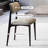 Simple Rectangular Natural Marble Dining Table Set-105491831