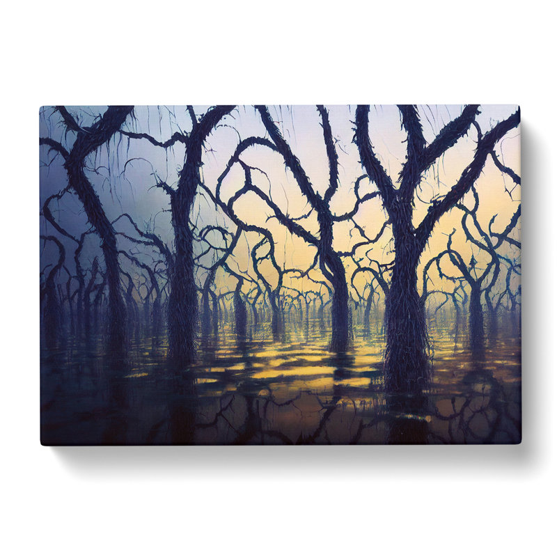 Beauteous Bare Trees - Wrapped Canvas, 50cm H x 76cm W x 3cm D