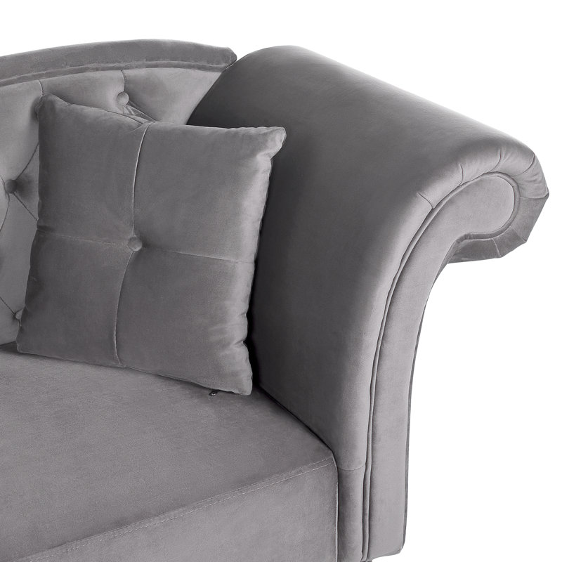 Alline Chaise Lounge, Grey, Right Hand Facing