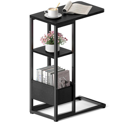 C-shaped End Table