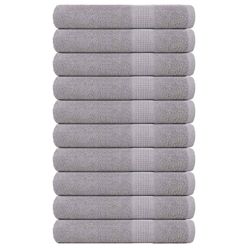 Rechell 100% Cotton Beach Towel, Grey