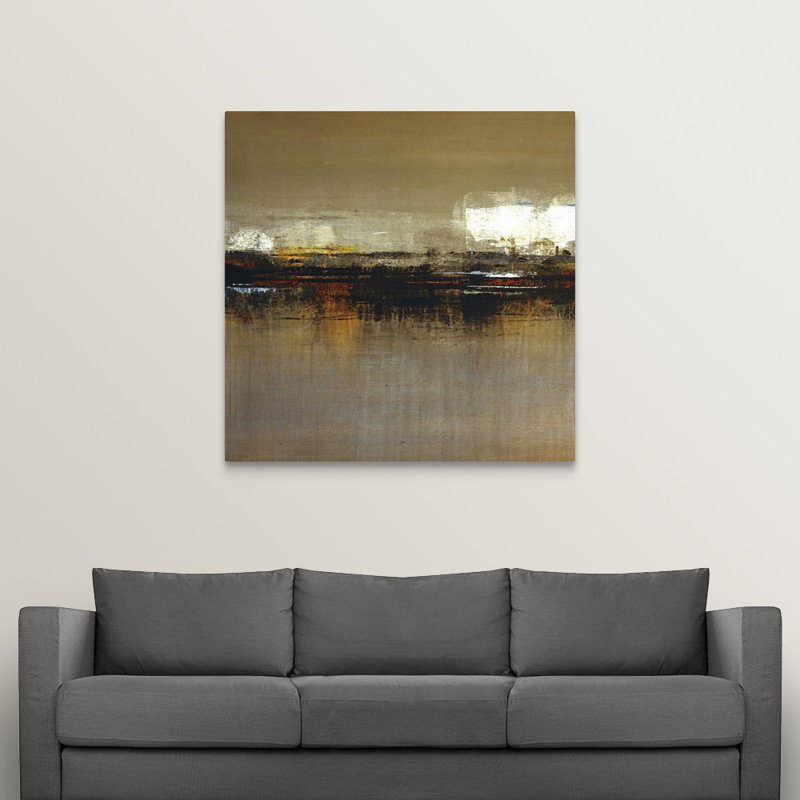 « rustique view i », reproduction, H 20 po x l 20 po x P 1,5 po, Toile tendue
