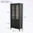 Tall Cabinet with Double Glass Doors