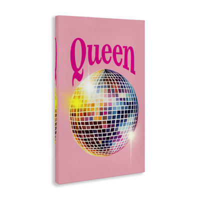 Sparkling Disco Queen Canvas Wall Art by Elizabeth Medley