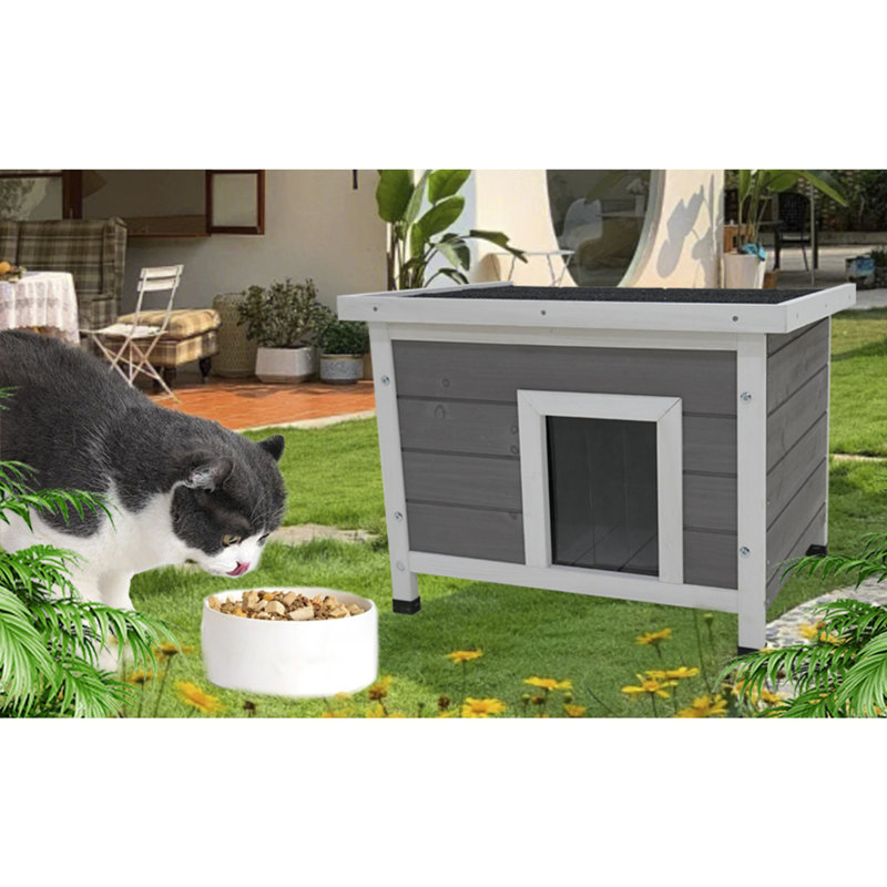 Cage à lapins pour l'extérieur pour chat, Gris