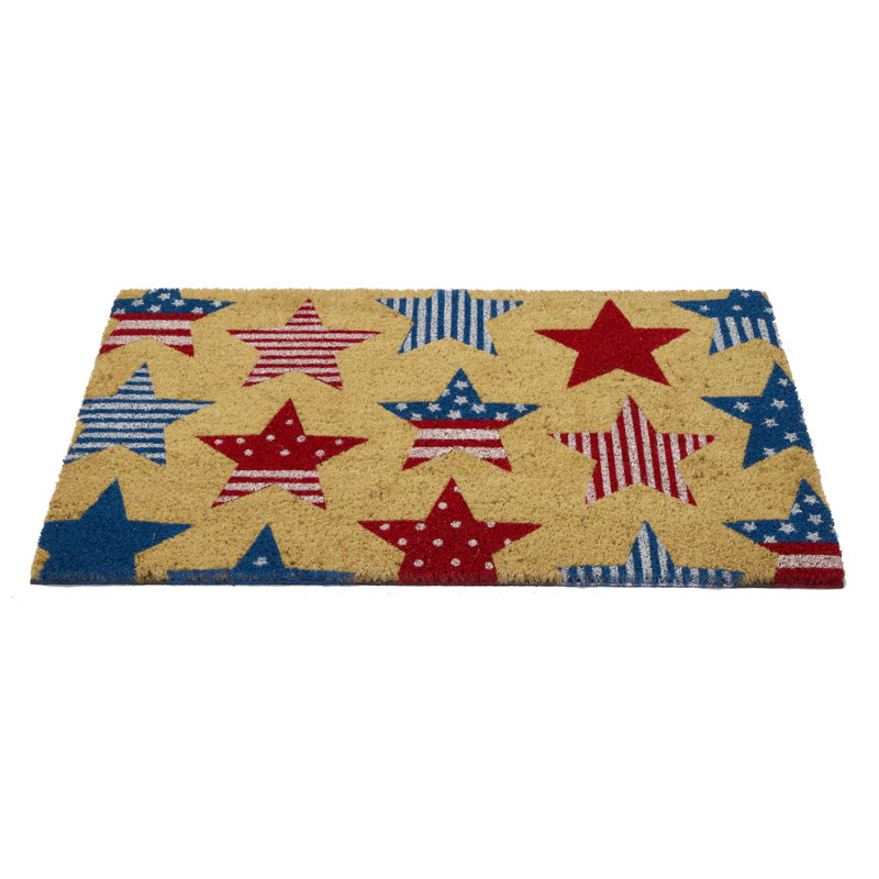 Stars and Stripes Doormat 18x30